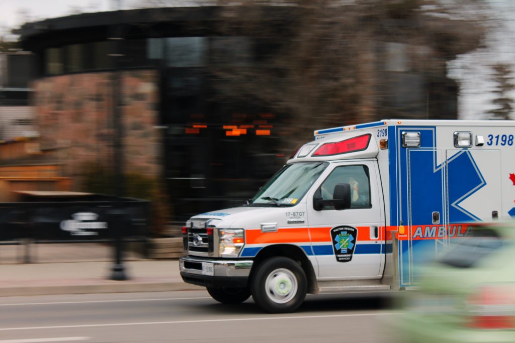 Ambulance rushing